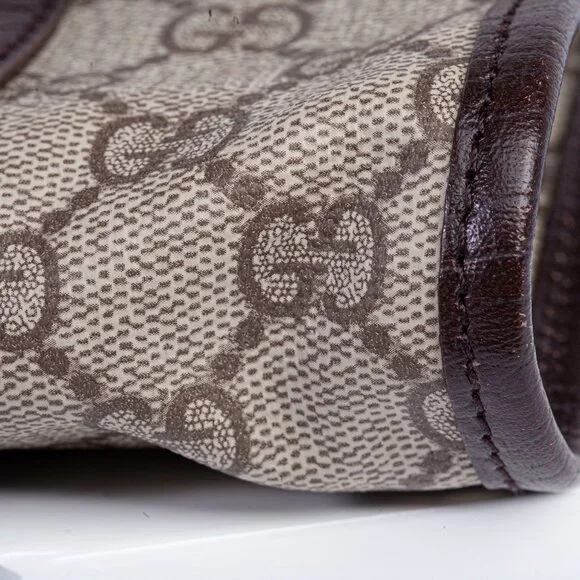 Authentic GUCCI GG Supreme Monogram Web Small Ophidia Belt Bag - Picture 8 of 11